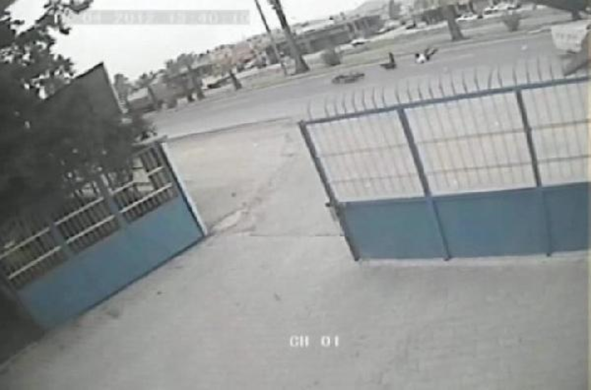 Kaza Anı Güvenlik Kamerasında