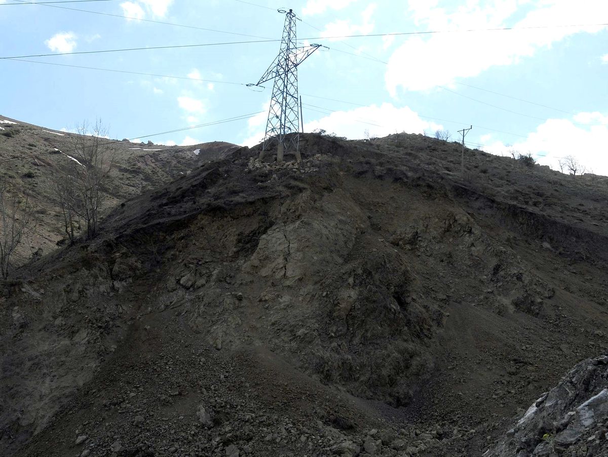 Adıyaman-Malatya Karayolunda Heyelan
