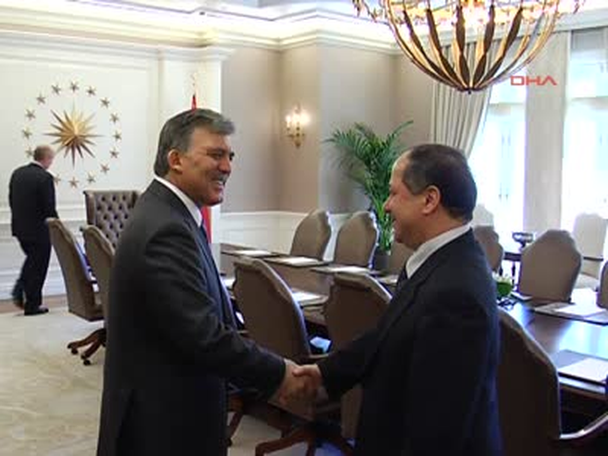Cumhurbaşkanı Gül, Irak Kürt Bölgesel Yönetimi Başkanı Barzani\'yi Kabul Etti