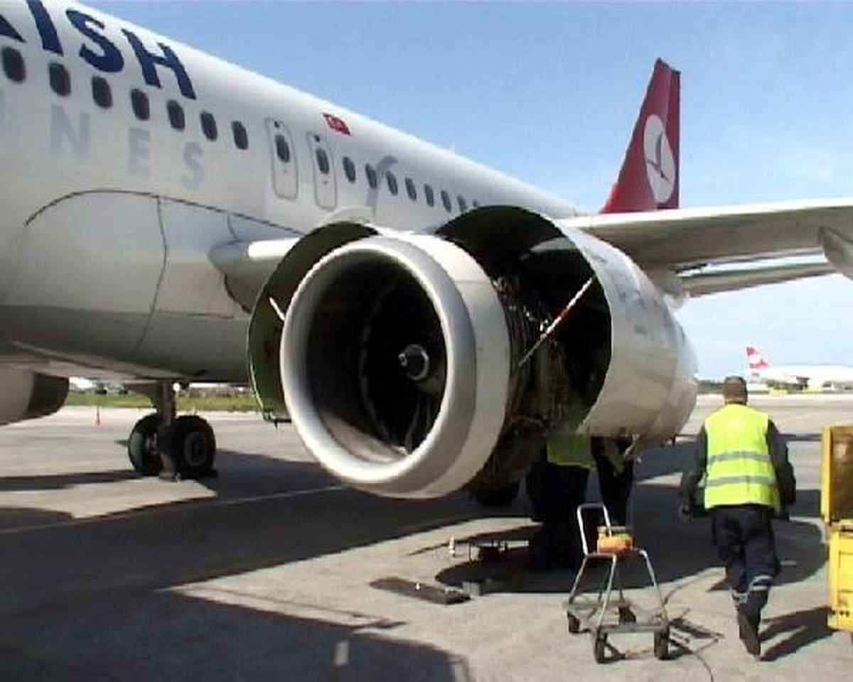 Ek - THY Uçağına Kuş Çarptı
