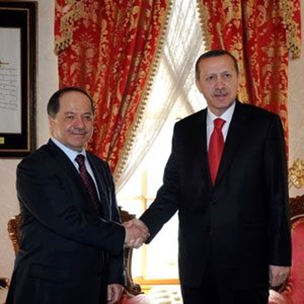 Erdoğan ve Mesud Barzani'nin Görüşmesi Sona Erdi