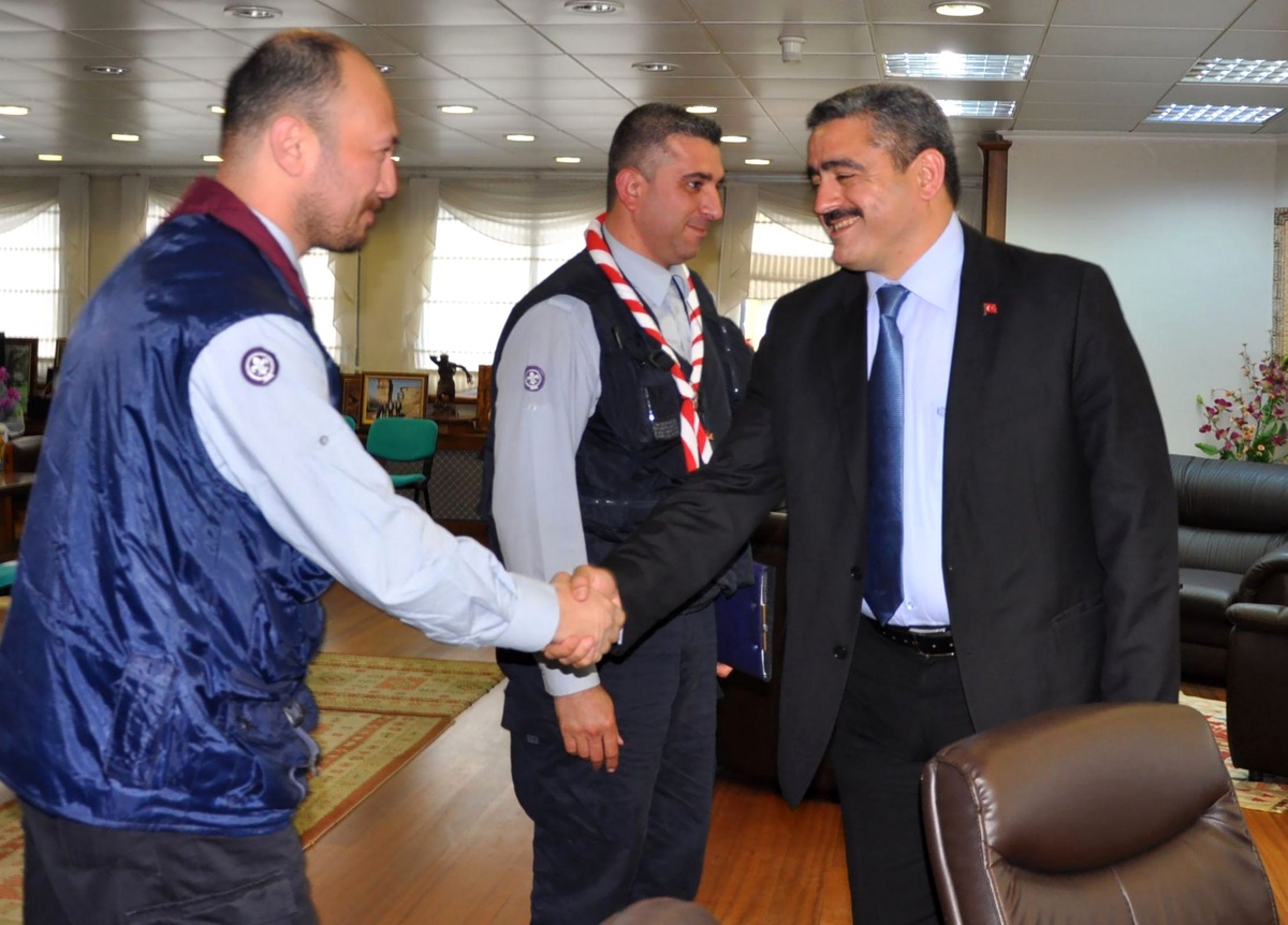 İzciler, Alıcık\'ı Ziyaret Etti
