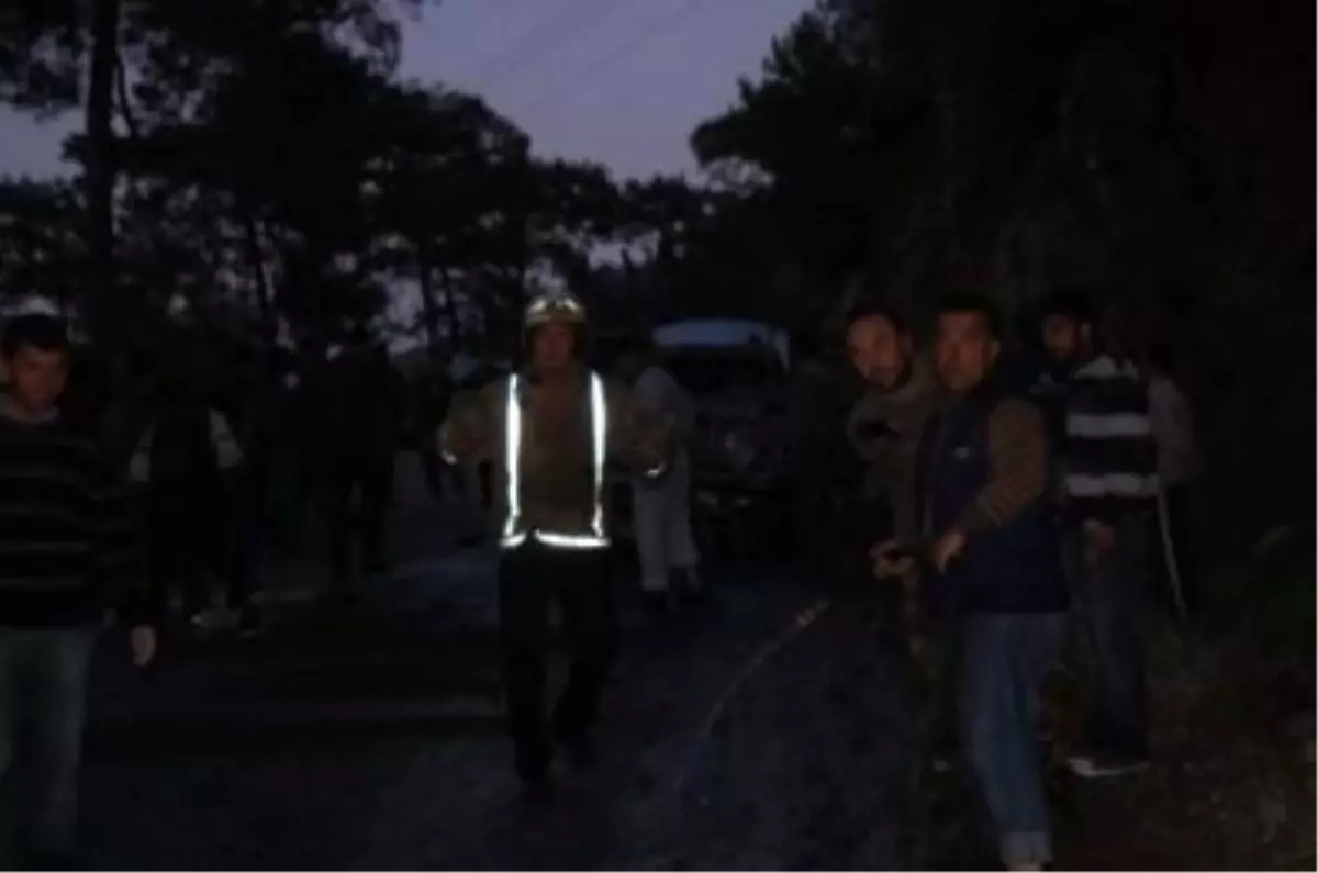 Kayalıklara Çarpan Boya Yüklü Kamyon Alev Topuna Döndü