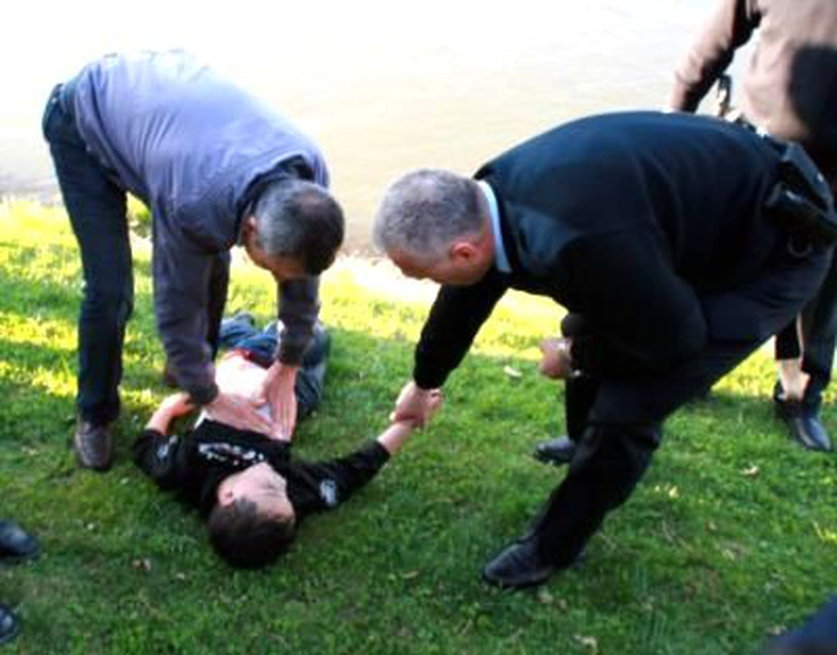 (Özel Haber) Küçük Çocuk Porsuk Çayı'na Düştü (2)