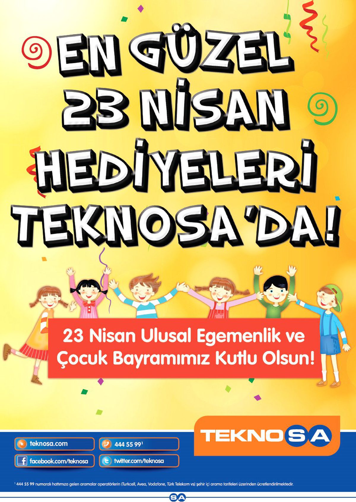 Teknosa'dan Çocuklara 23 Nisan Sürprizi