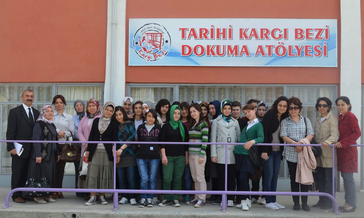 Çorum Kız Teknik ve Meslek Lisesi Kargı Bezi Atölyesine Ziyaret