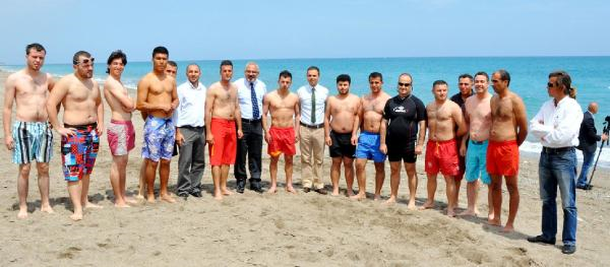 Kemer'de Cankurtaranlar Yarıştı