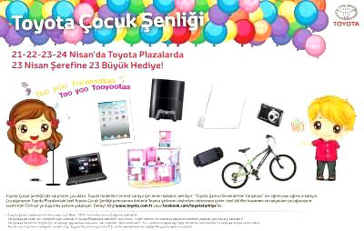 Çocuklar 'Çıkarım Seanle Her Yola' Diyecek Toyota'dan Ödüller Kazanacak!