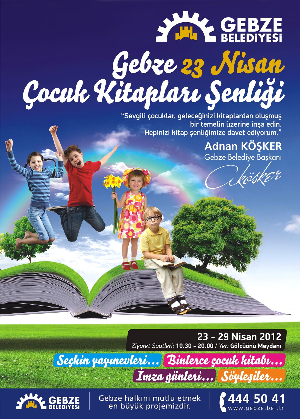 Gebze\'de Çocuk Kitapları Şenliği Başlıyor