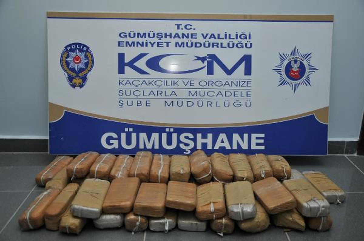 Gümüşhane\'de 26 Kilo 500 Gram Eroin Ele Geçirildi