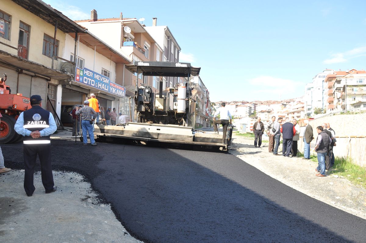 Alaplı\'da Asfalt Çalışması