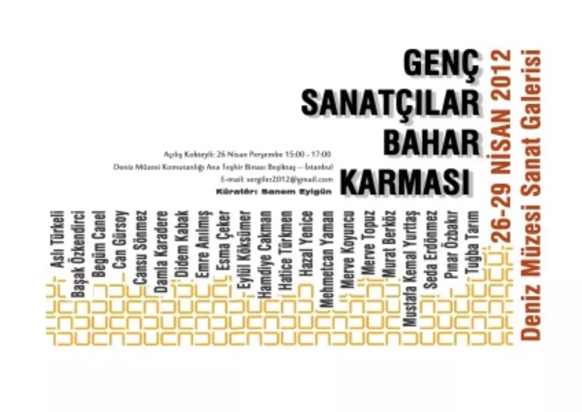 "Genç Sanatçılar Bahar Karması"