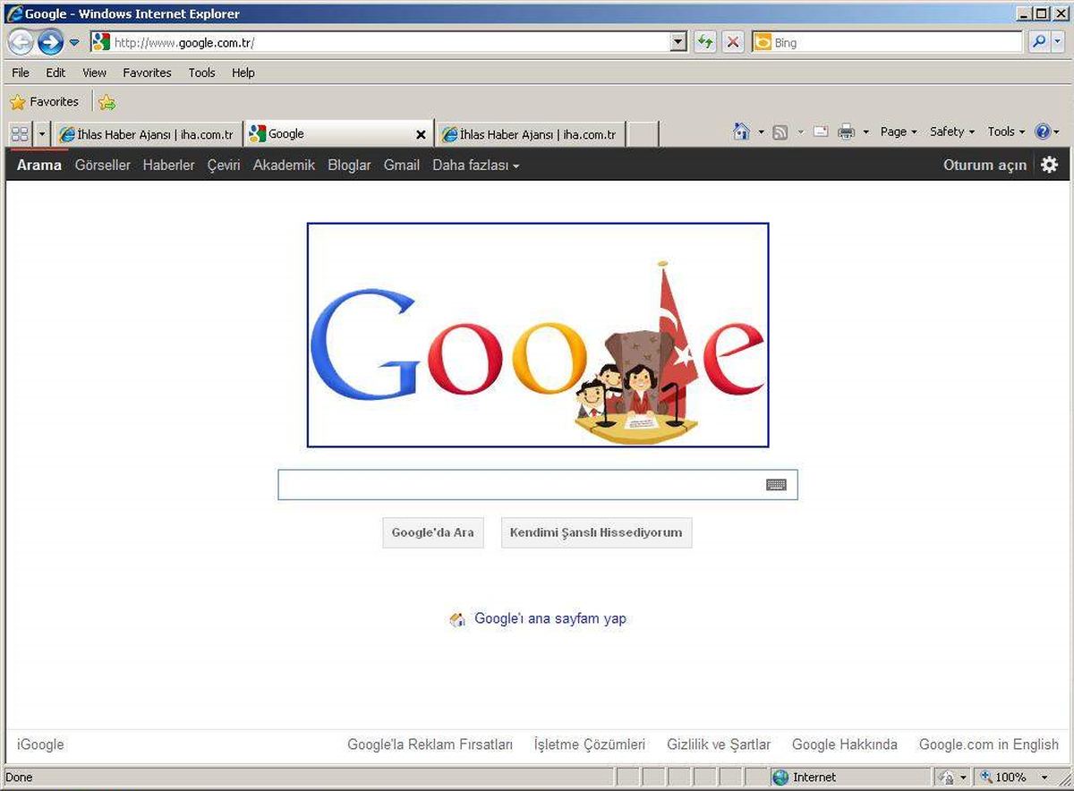 Google\'dan 23 Nisan Jesti