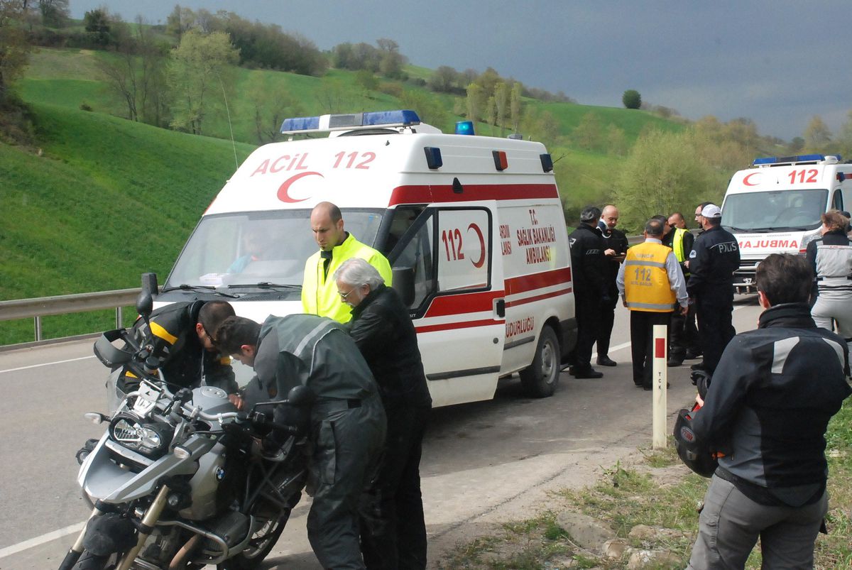 Motorlu Grup Sinop\'ta Kaza Yaptı: 2 Yaralı