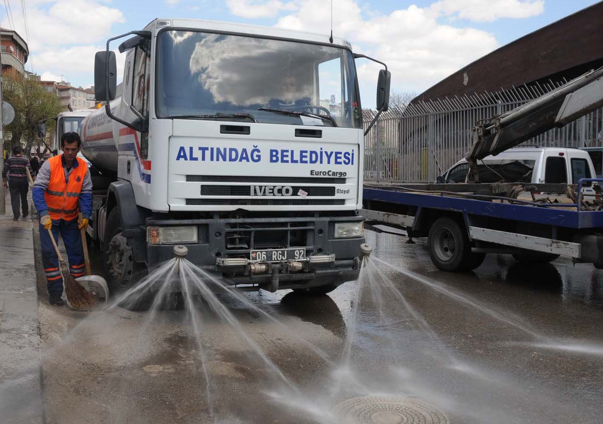 Altındağ, Bahar Temizliğine Devam Ediyor.