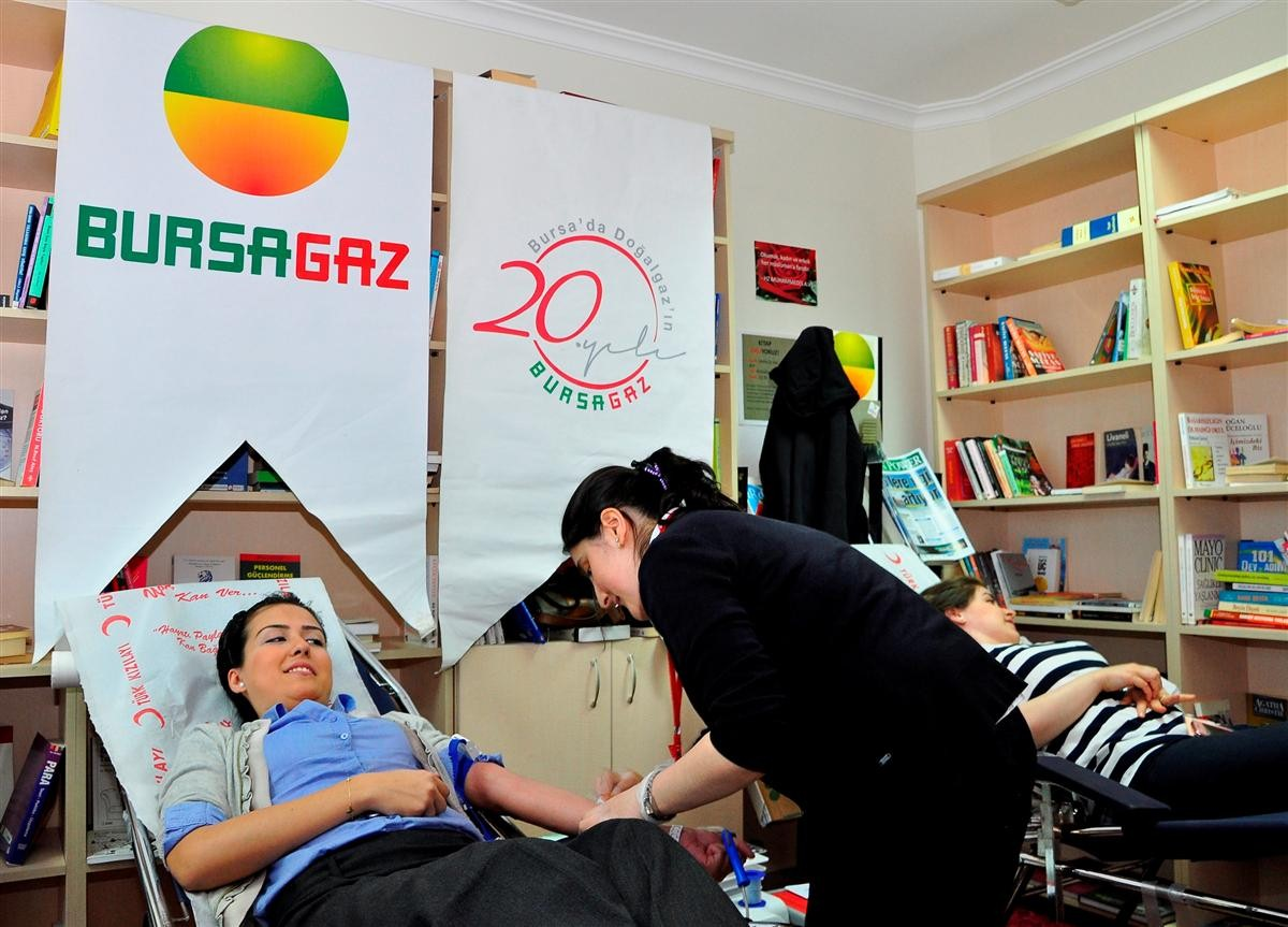 Bursagaz Personelinden Kan Bağışı
