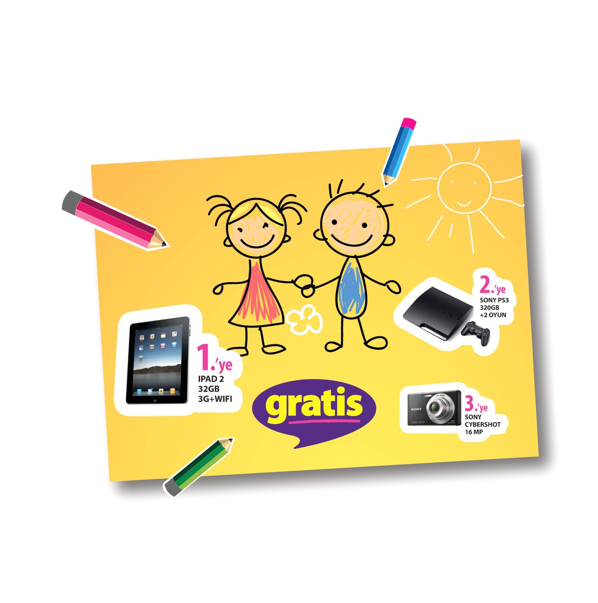 Gratis\'ten Rengarenk Bir Eğlence, Tüm Çocuklar Optımum Avm\'ye