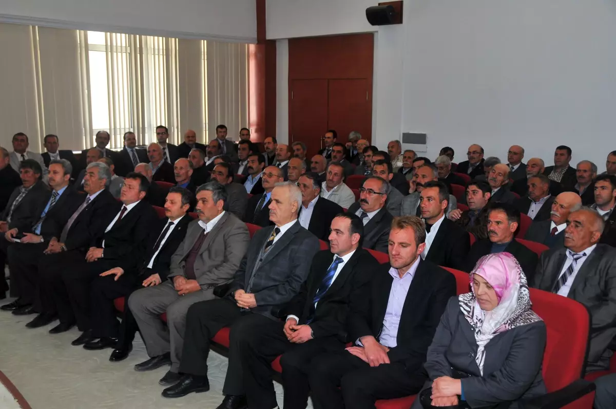 Gümüşhane Valisi Mayda, Muhtarlara Seslendi