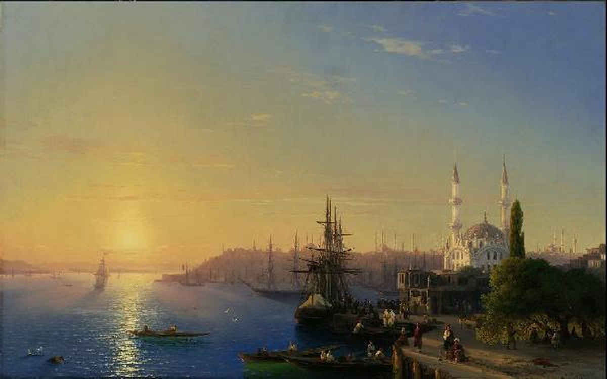 Ivan Aıvazovsky'nin 'İstanbul ve Boğaz' Tablosu Rekor Fiyata Satıldı