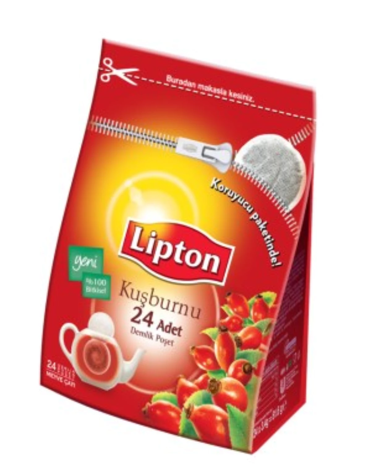 Lipton Bitki Çayları Artık Demlik Poşette