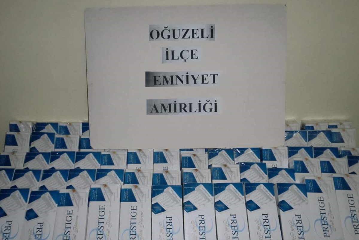 Oğuzeli\'nde Kaçak Sigara Operasyonu