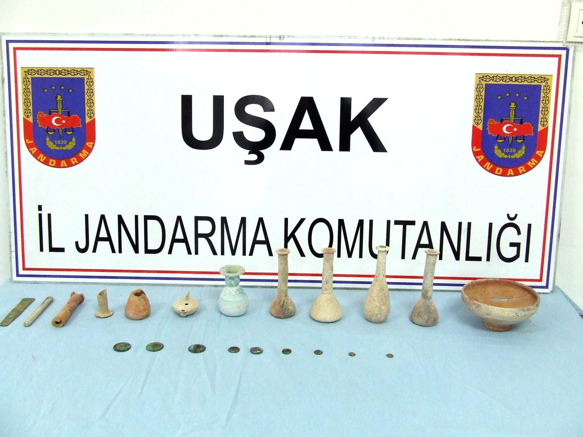 Uşak\'ta Tarihi Eser Operasyonu