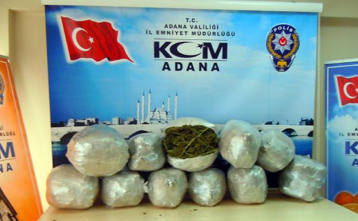 Adana\'da 288 Kilo Esrar Ele Geçirildi