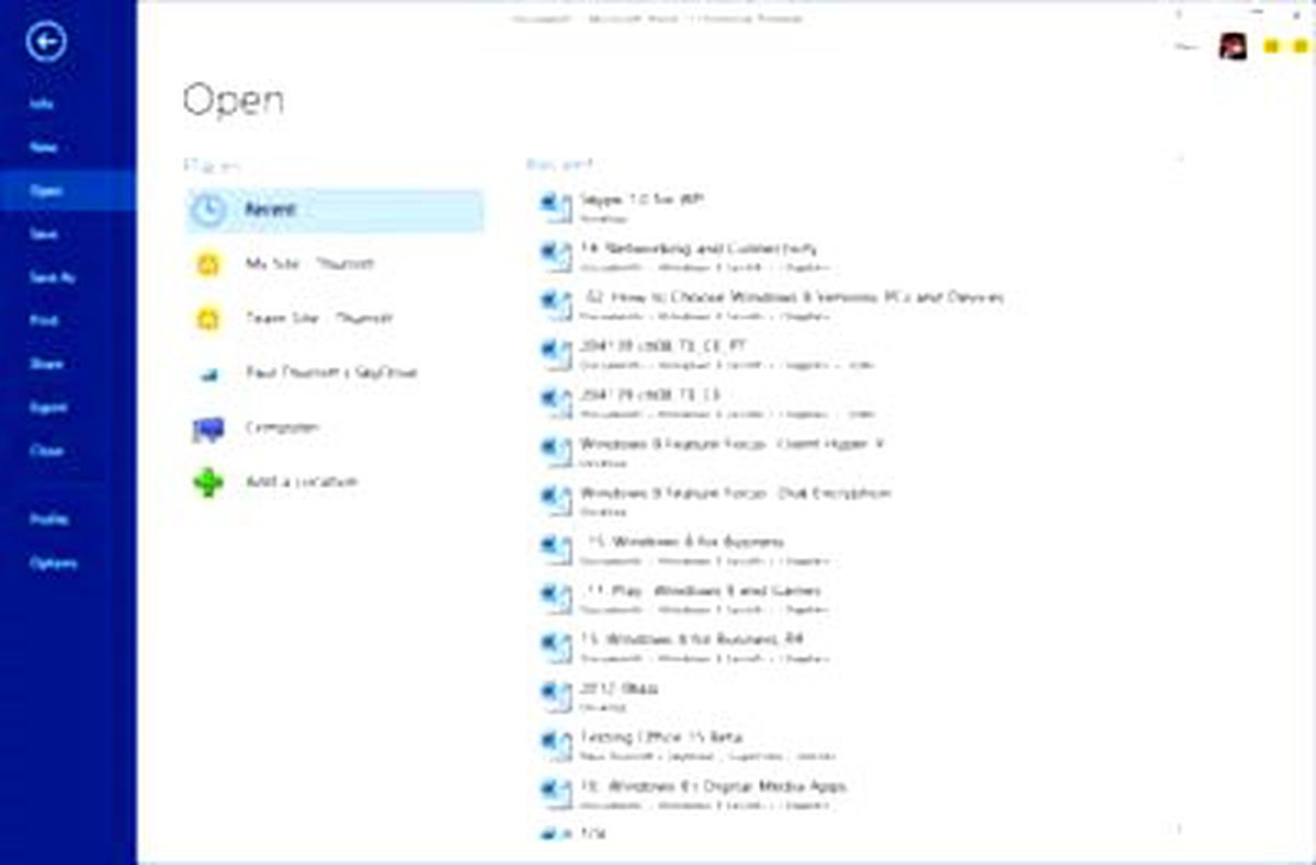 Güncellenen Office 15\'den Yeni Görüntüler!