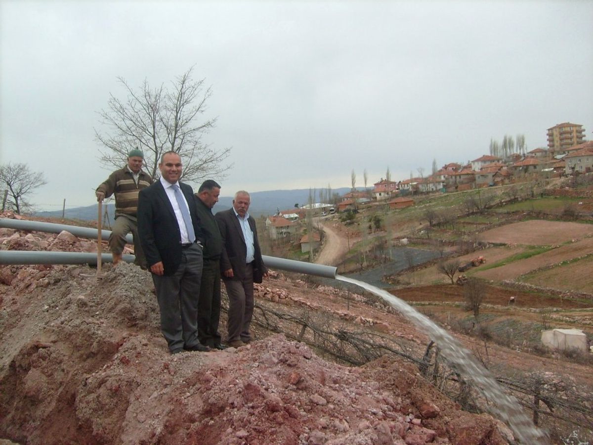 Hisarcık Kaymakamı Koç, Karbasan İçme Suyu Çalışmalarını İnceledi