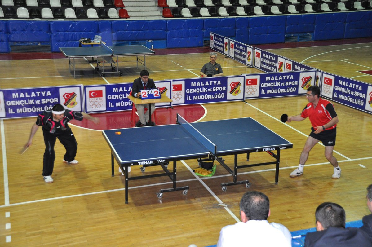 Malatya Kurumlar Arası Masa Tenisi Ligi Sona Erdi