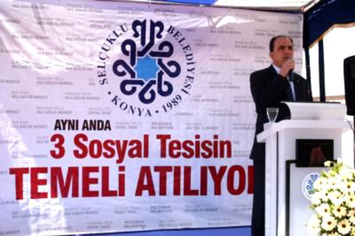 Selçuklu Belediyesi'nden 3 Yeni Tesis