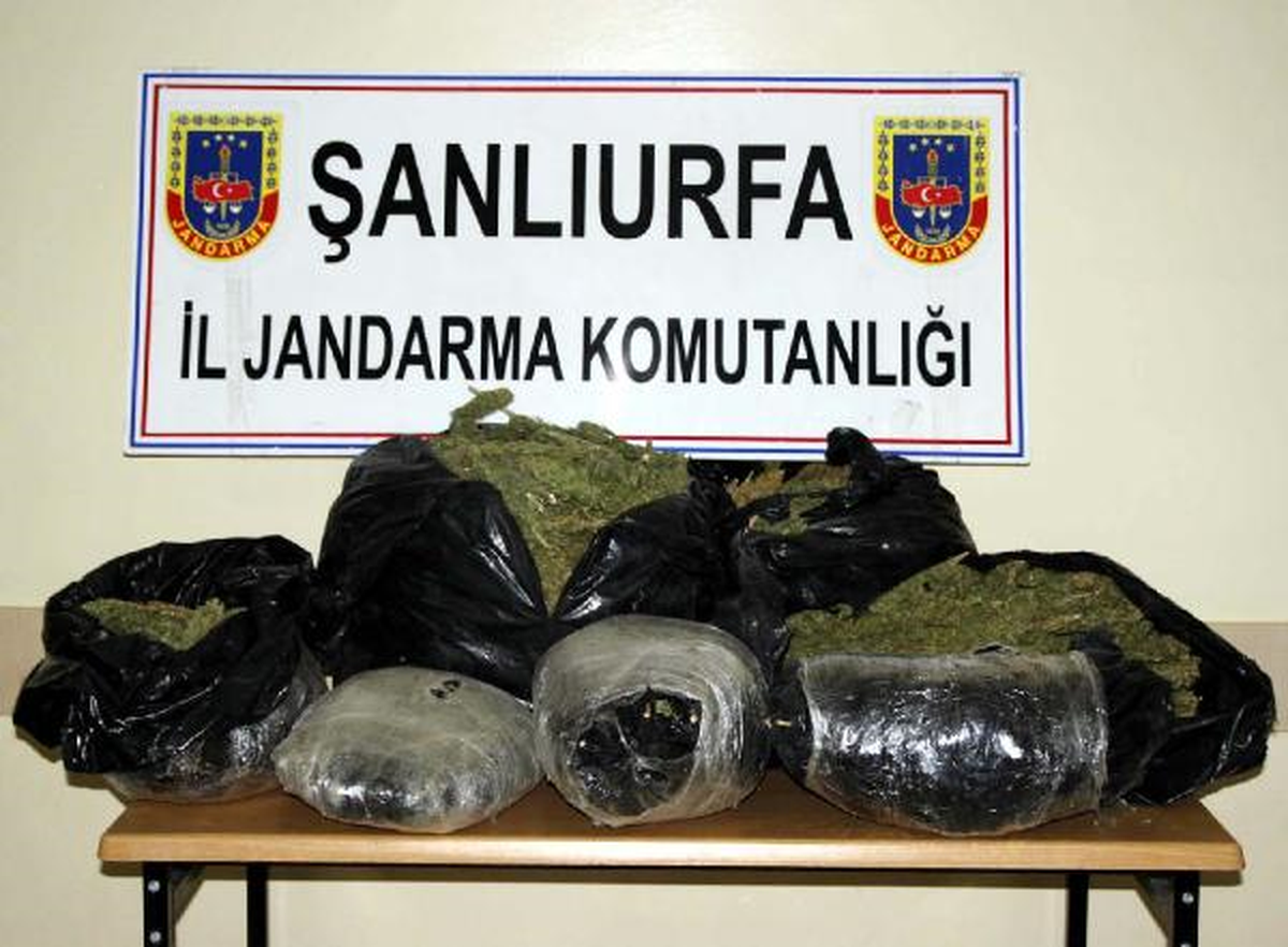 Siverek\'te 28,5 Kilo Esrar Ele Geçirildi