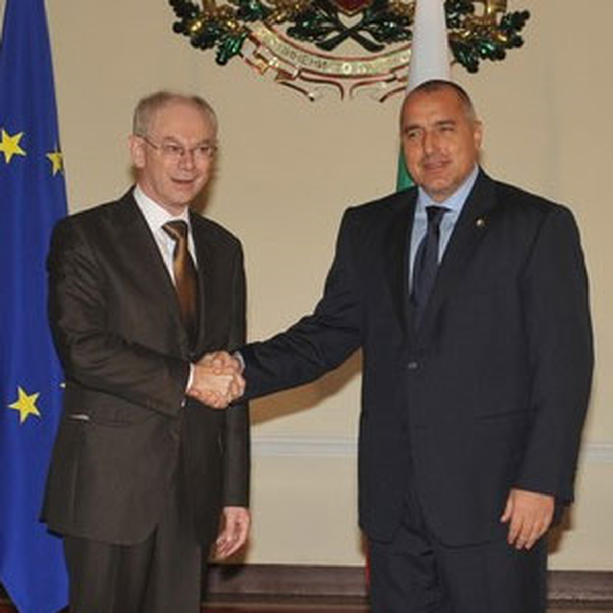 AB Konseyi Başkanı Herman Van Rompuy Bulgaristan\'da