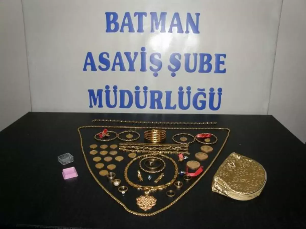 Batman\'da Altın Hırsızları Yakalandı