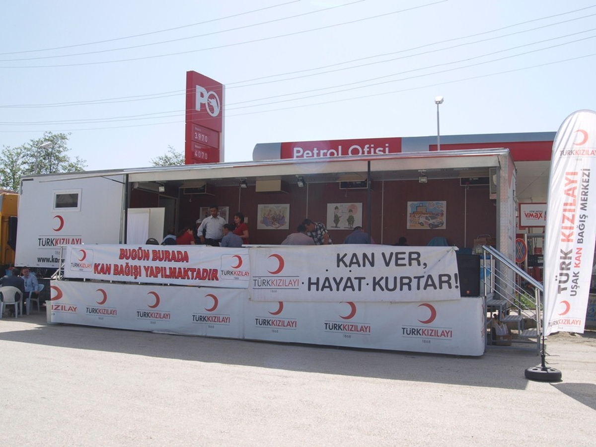 Kızılay Kan Toplama Tır'ında Rekor Bağış