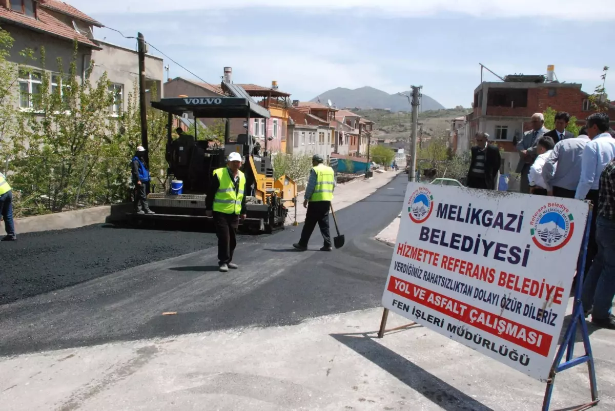 Melikgazi 223 Bin Ton Asfalt Üretecek