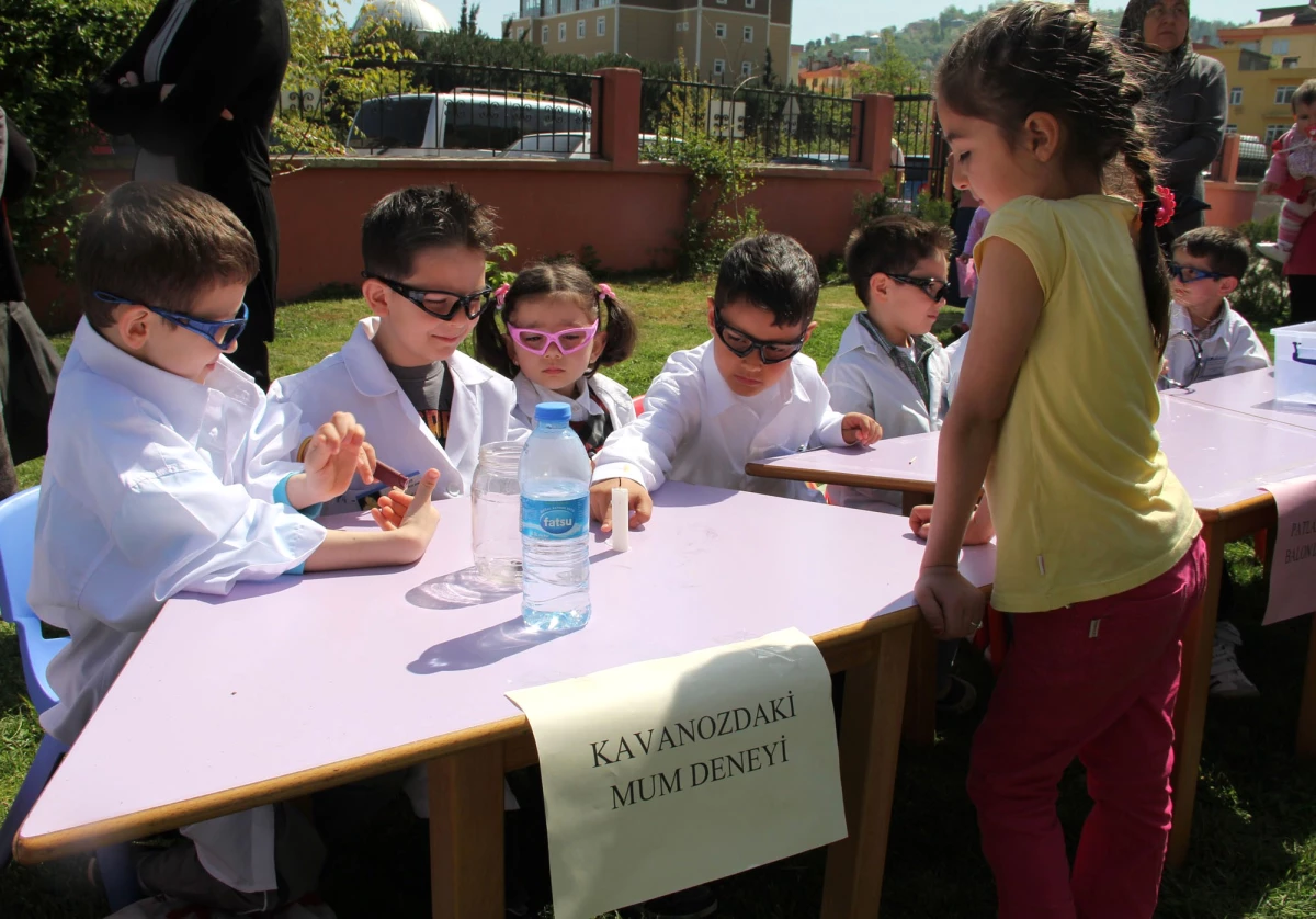 Giresun\'da Anaokulu Öğrencileri Bilim Şenliği Düzenledi