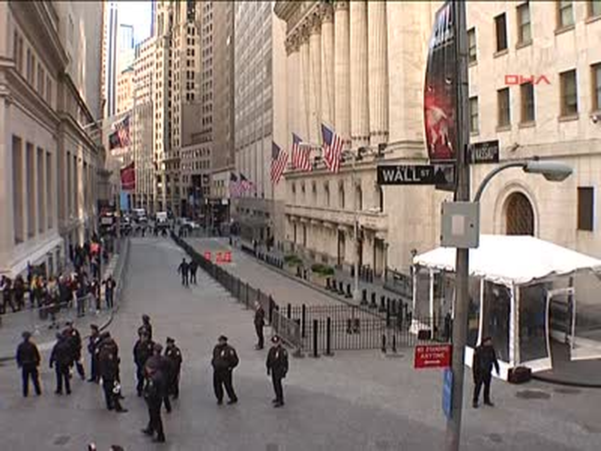 New York Borsası Önünde 'Sivil İtaatsizlik' Eylemi