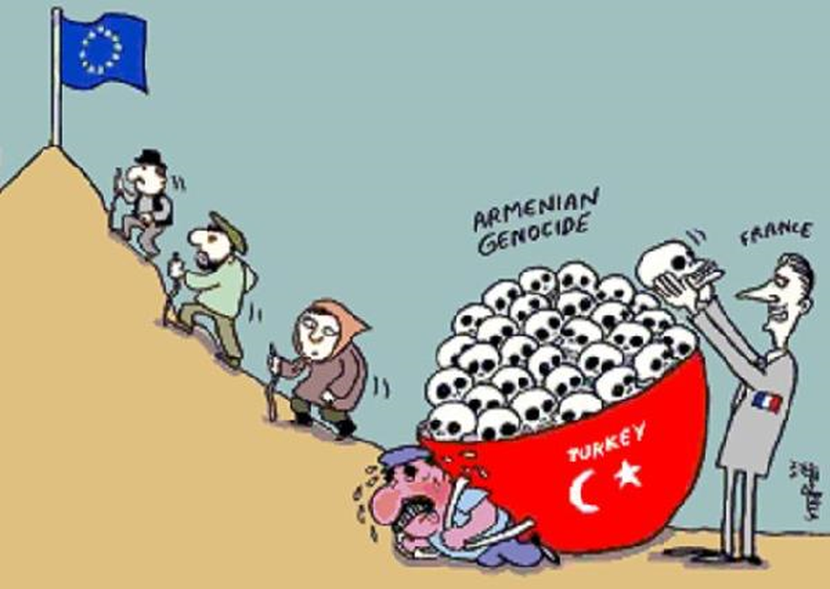 Ermeniler, Türkiye\'nin Tepkisine Neden Olan Karikatürü Renklendirdi