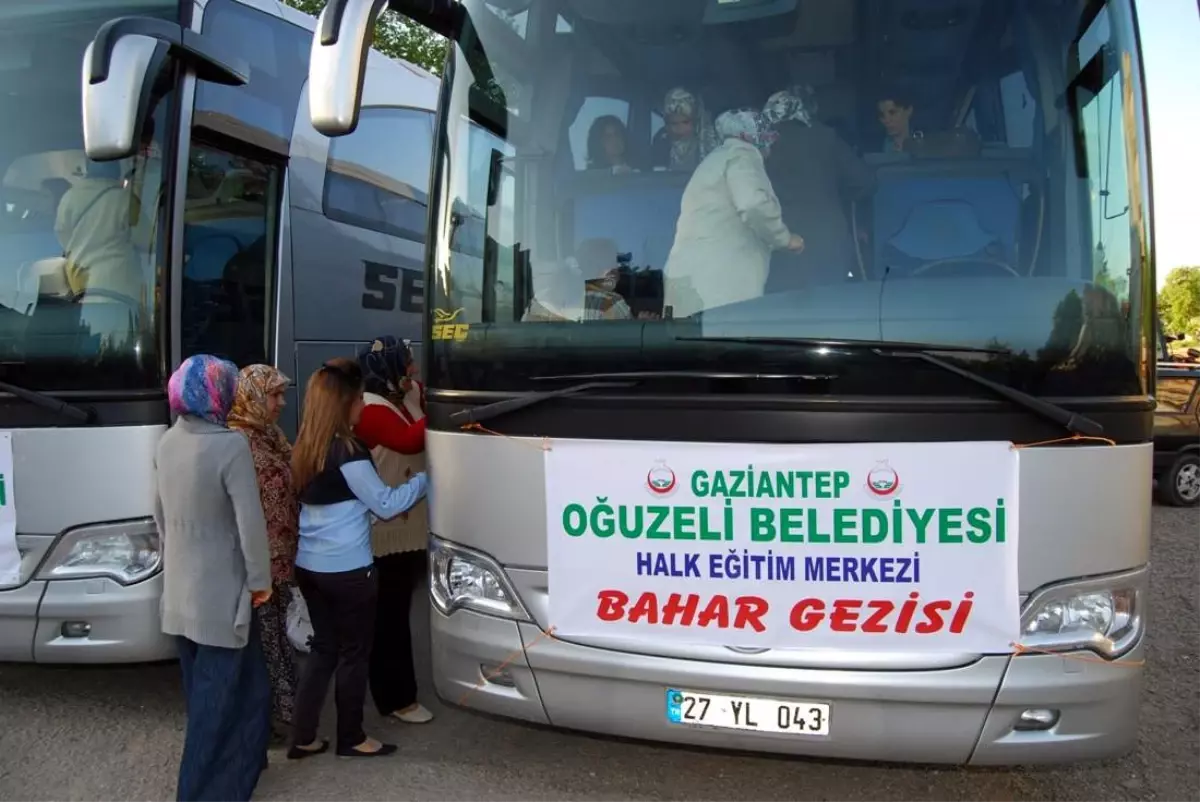 Oğuzeli Belediyesi\'nden Hanımlarına Bahar Gezisi