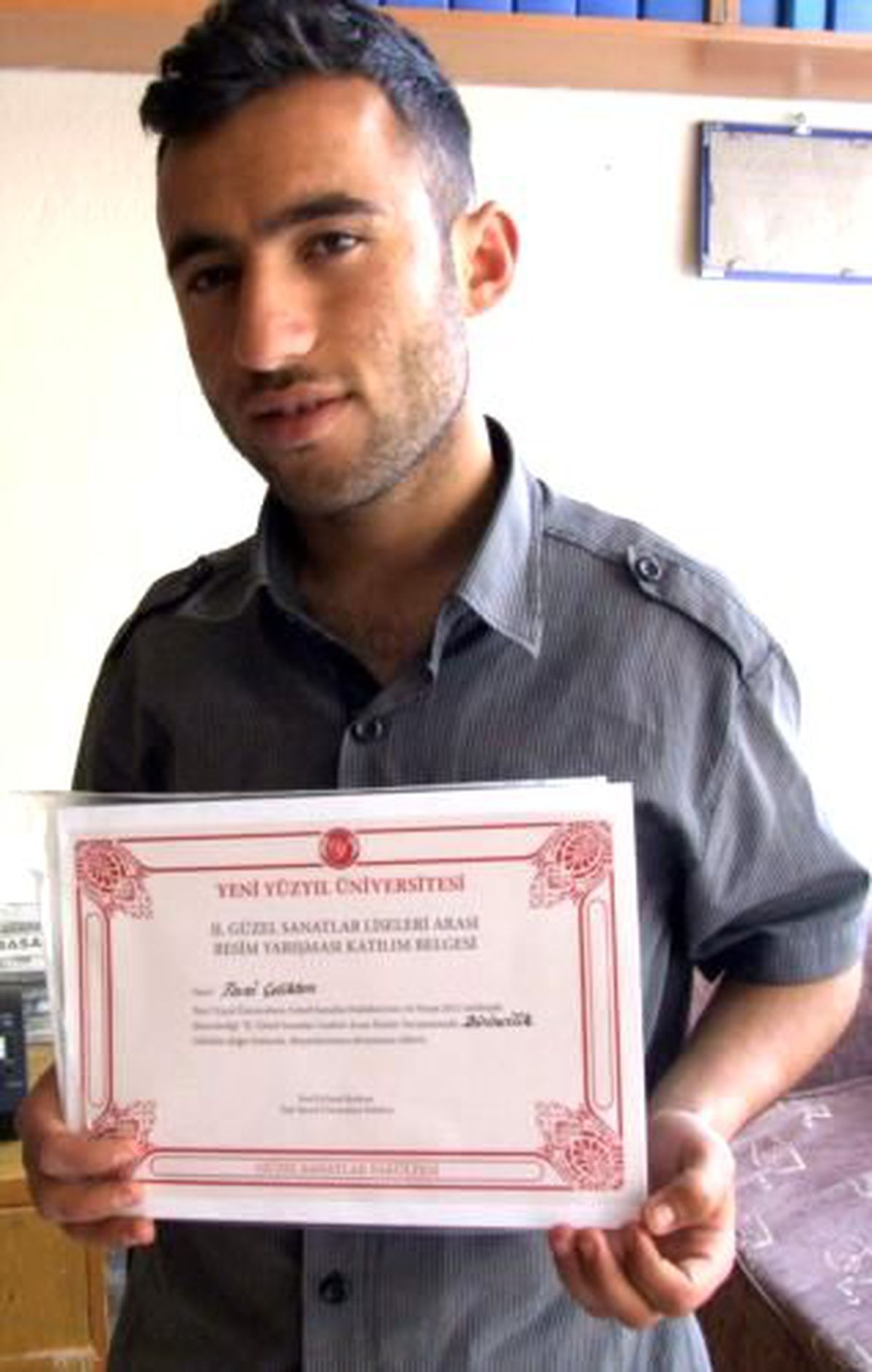 Resim Yarışmasında Türkiye Birincisi Oldu