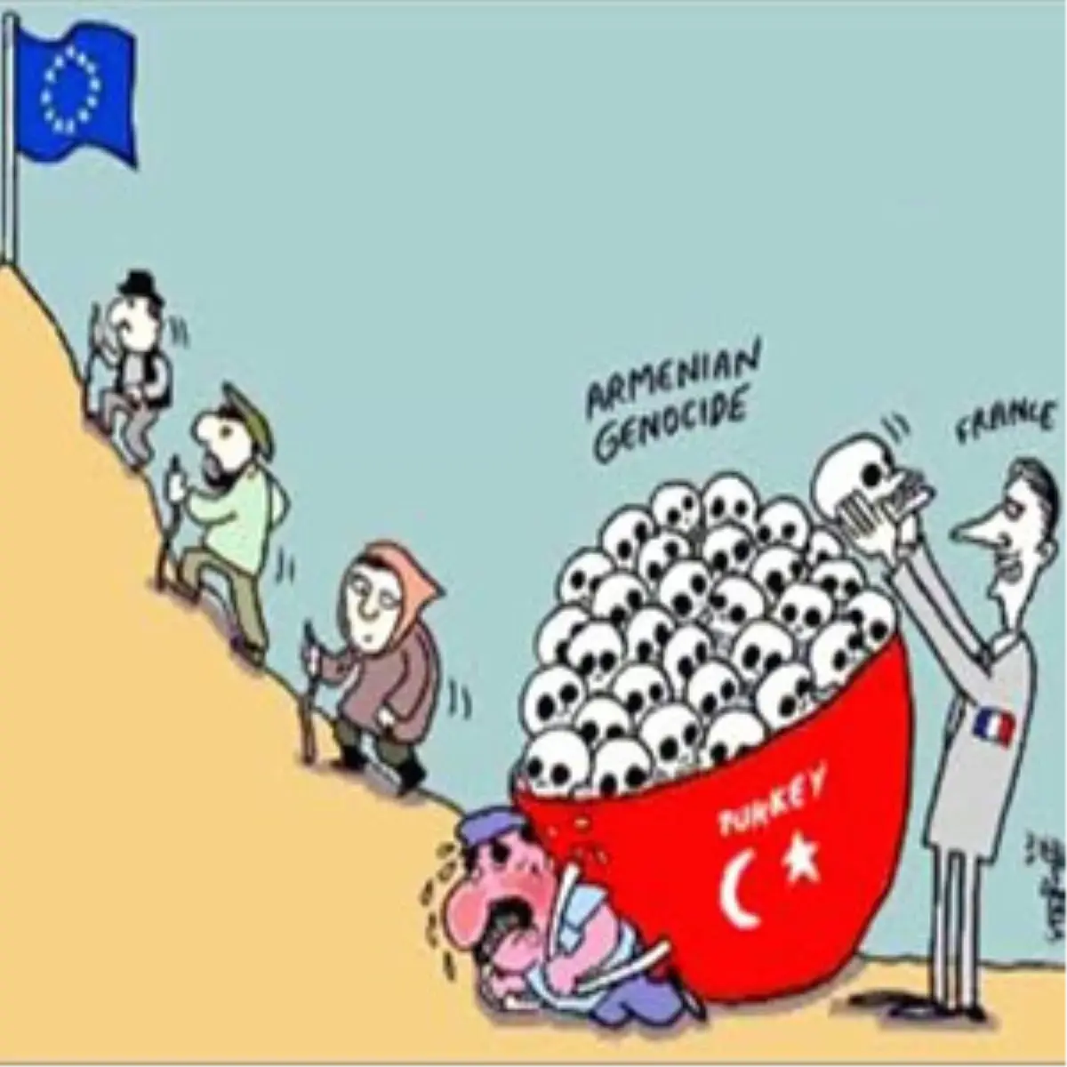 Rezalet Karikatür Renklendi