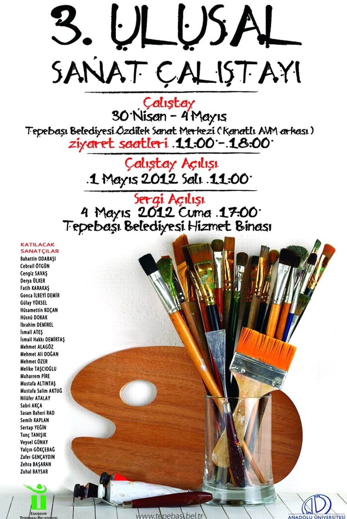3. Sanat Çalıştayı Tepebaşında Başlıyor
