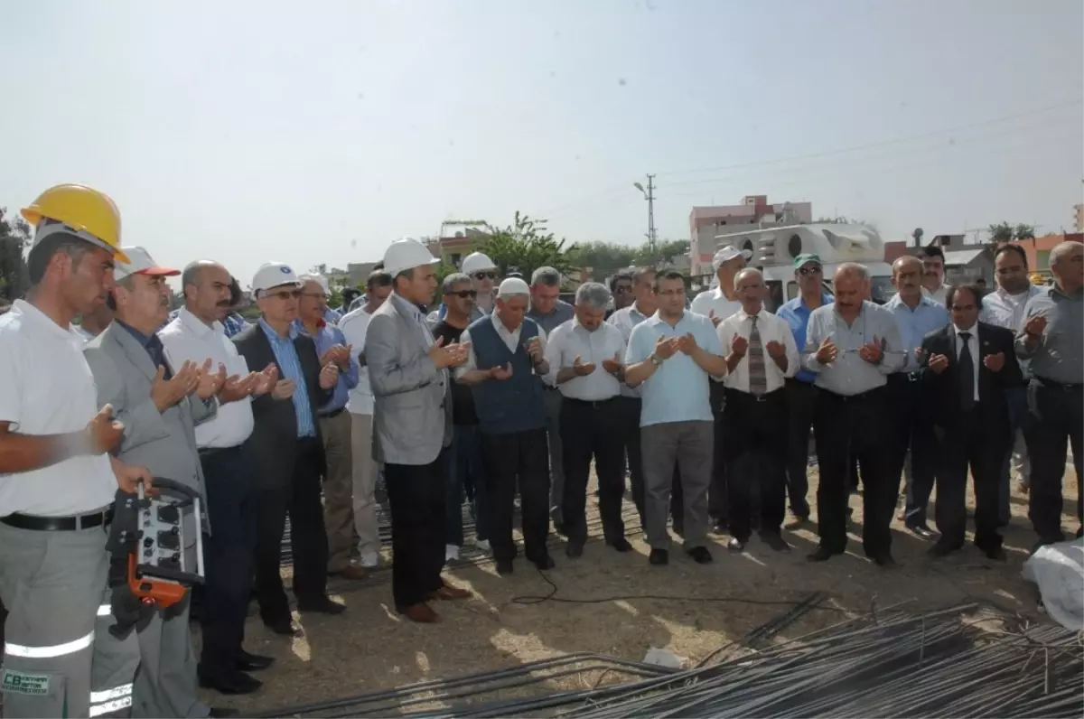 Ceyhan Belediyesi İtfaiye Müdürlüğü Hizmet Binasının Temeli Törenle Atıldı