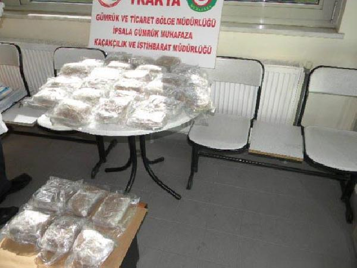 İpsala\'da 46 Kilo Eroin Ele Geçirildi