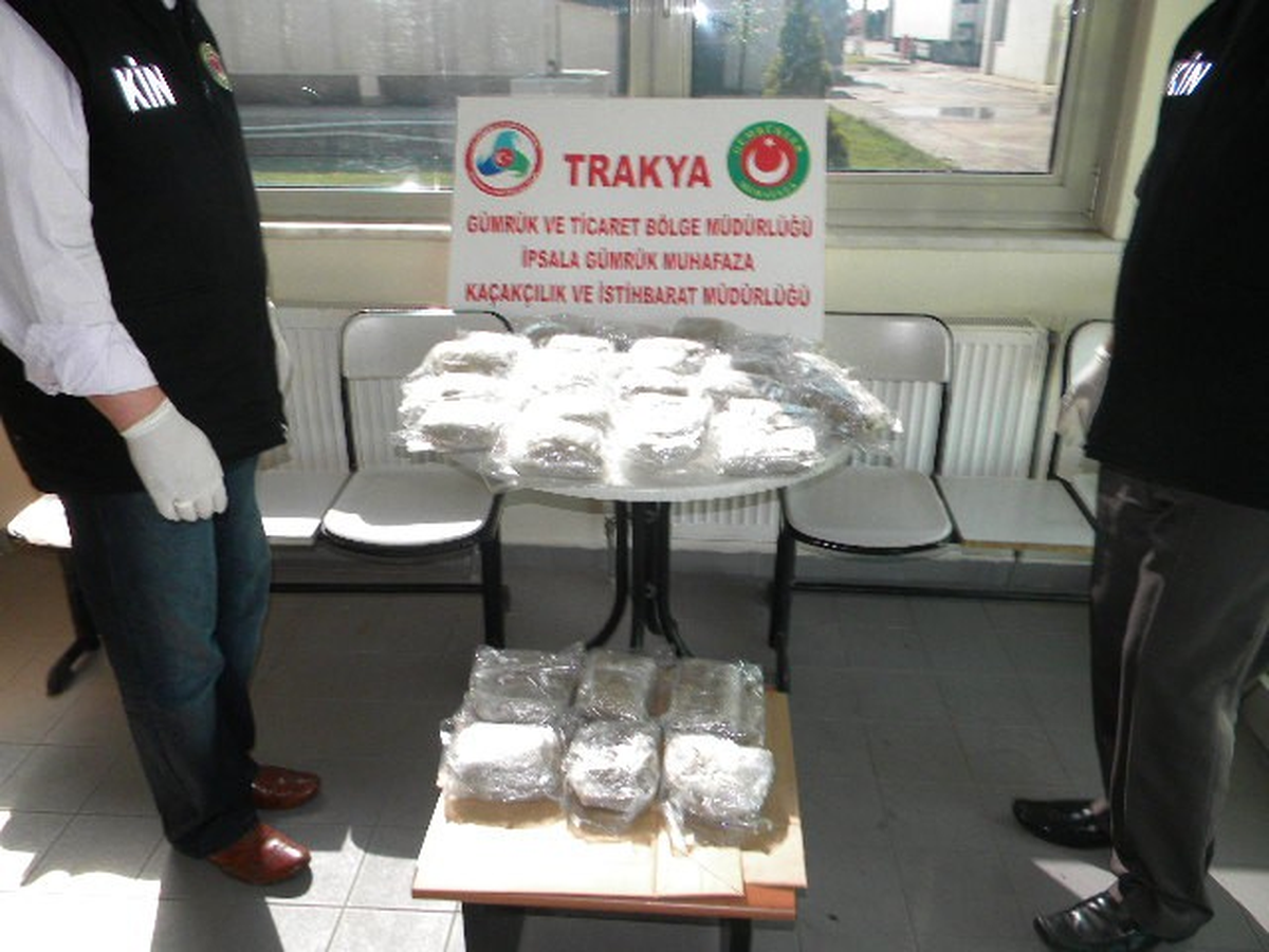 İpsala Sınır Kapısında Eroin Operasyonu
