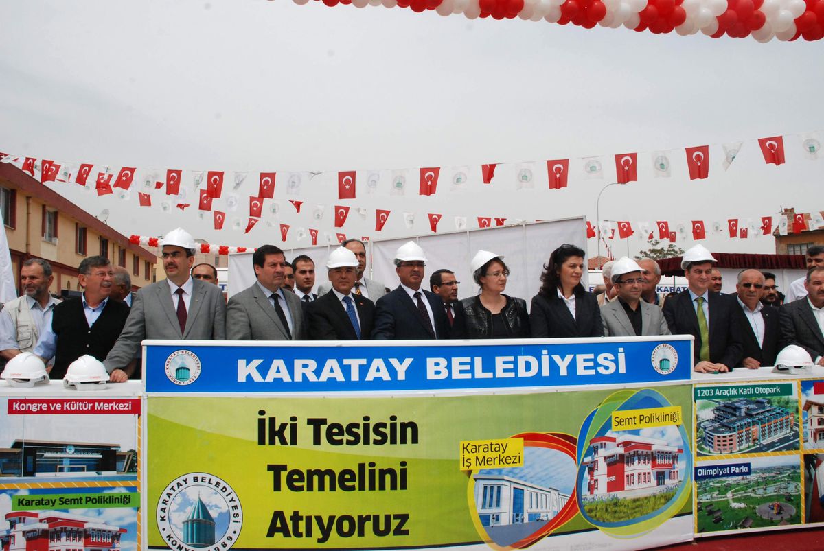 Karatay\'da Temel Atma Törenleri