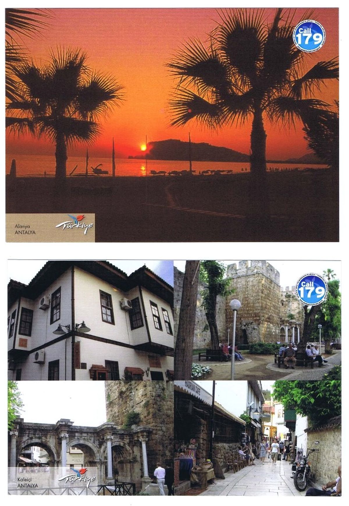 Posta Pullarında Antalya Fotoğrafları