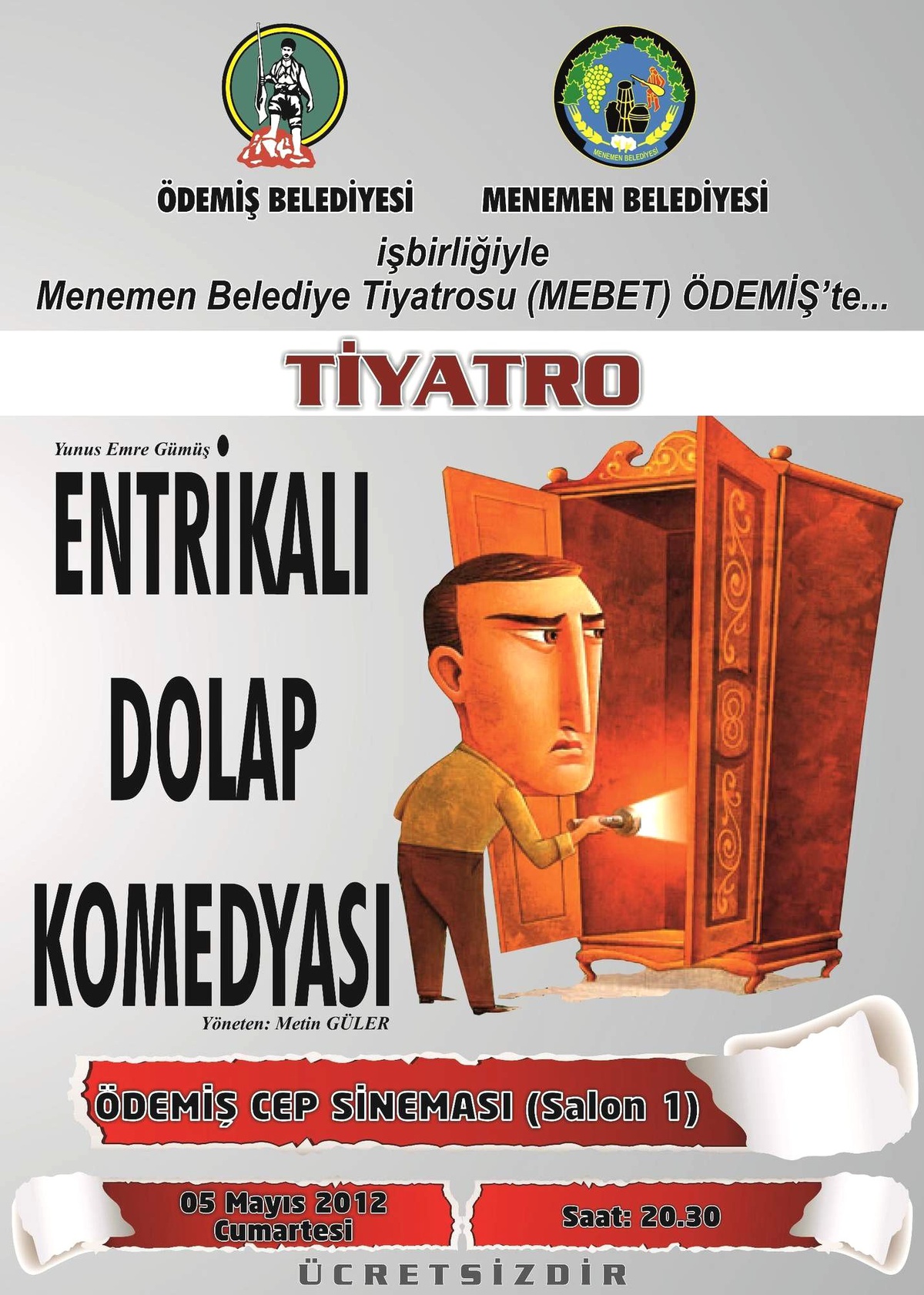 Menemen Belediye Tiyatrosu, Ödemiş\'te Sahne Alacak