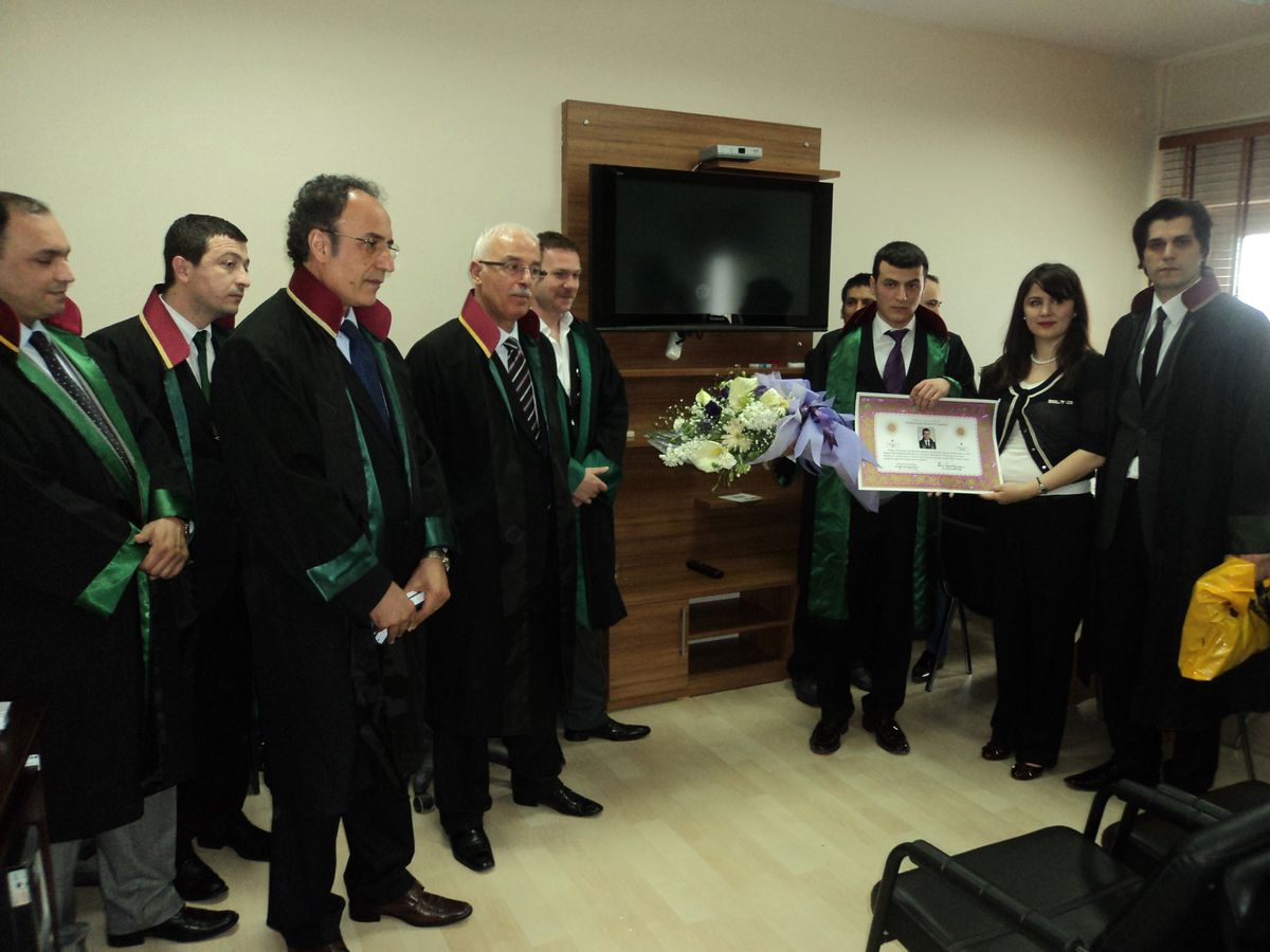 Sakarya Barosu\'nda Ruhsat Töreni